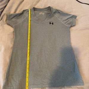 Under Armour Heather Gray V-Neck Tee